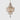 Candia Beach White Wood Beaded Chandelier